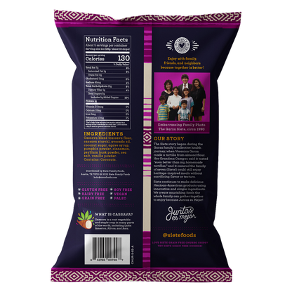 Siete Churro Strips 5oz