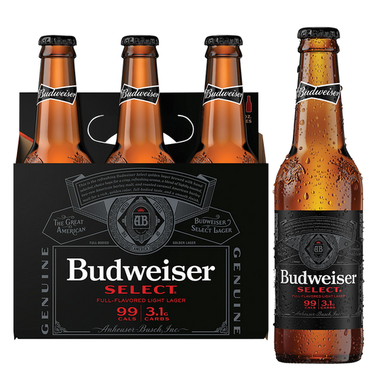 Bud Select 6pk 12oz Btl 4.3% ABV