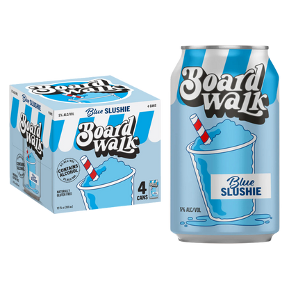 Boardwalk Blue Slushie 4pk 12oz Can