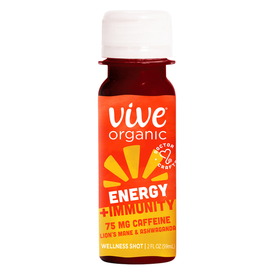 Vive Organic Energy + Immunity Dual Boost Shot 2oz Btl