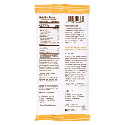 Chuao Chocolatier Honeycomb Bar 2.8 Oz