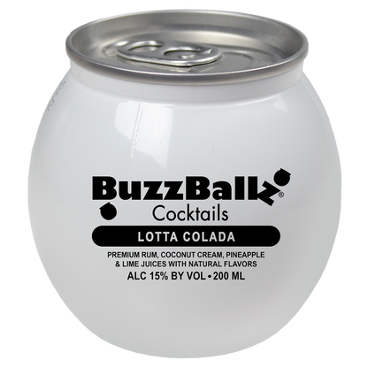 BuzzBallz Cocktails Lotta Colada 200ml(30 Proof)