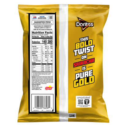 Doritos Golden Tangy Sriracha 2.625oz