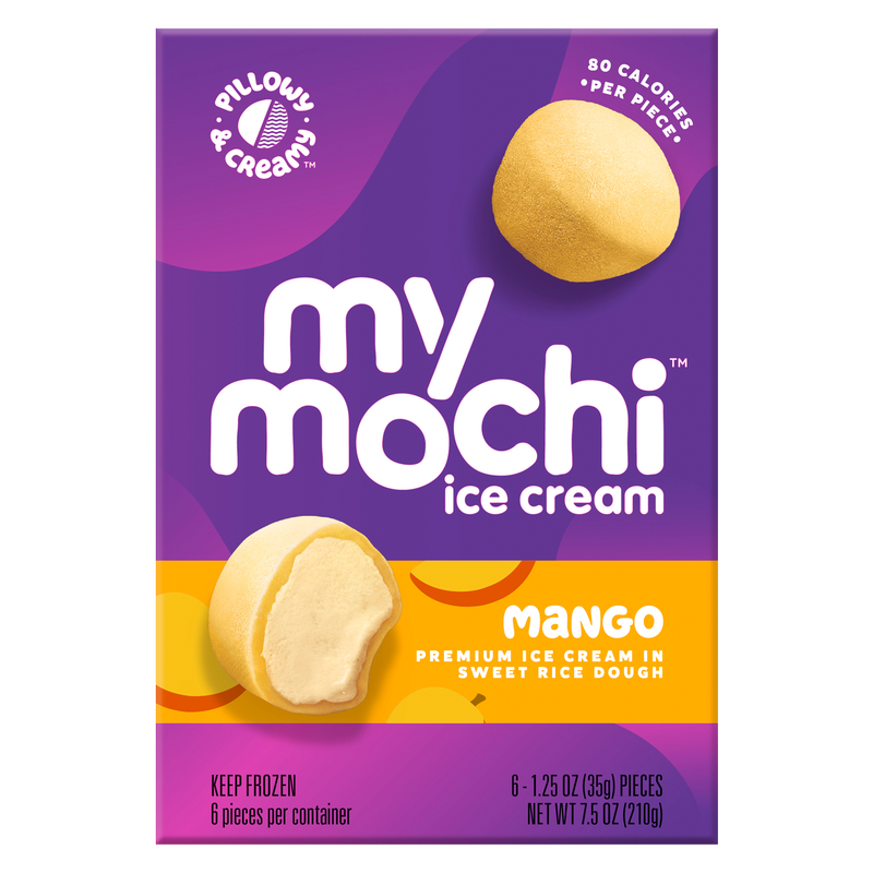 My/Mochi Ice Cream Sweet Mango 6ct