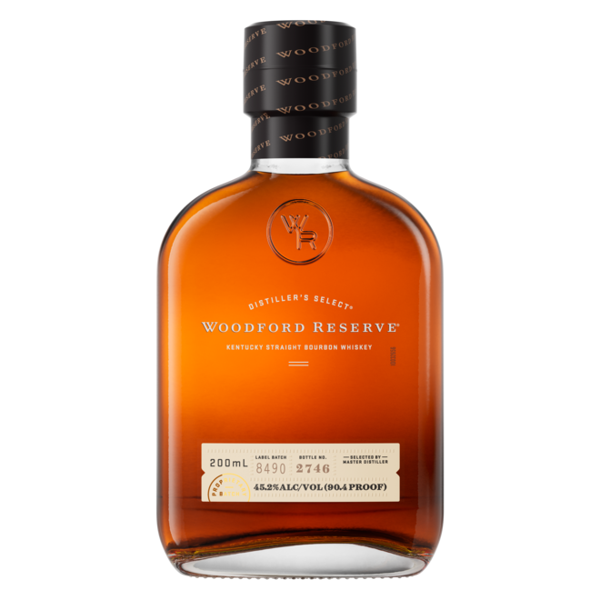 Woodford Reserve Kentucky Straight Bourbon Whiskey 200 mL 90.4 Proof