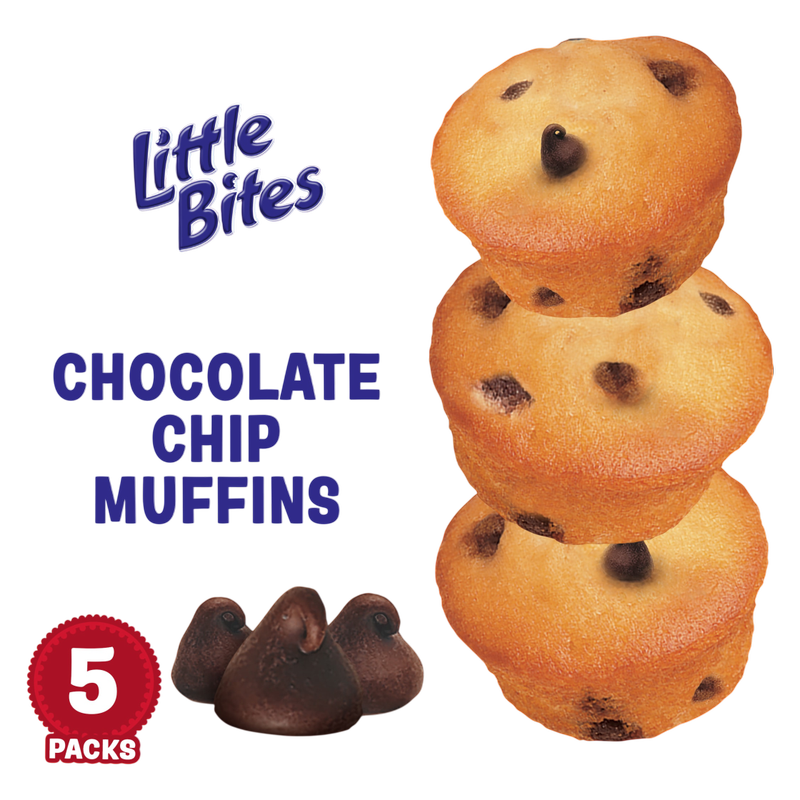 Entenmann's Little Bites Chocolatey Chip Mini Muffins, 5 packs, 7.5 oz