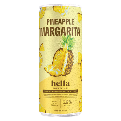 Hella Pineapple Margarita 4pk 12oz Can 5.9% ABV