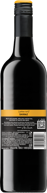 Yellow Tail Shiraz  750ml