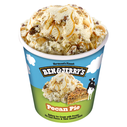 Ben and Jerrys Pecan Pie Ice Cream, 16oz