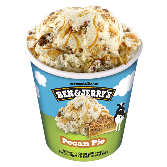 Ben and Jerrys Pecan Pie Ice Cream, 16oz