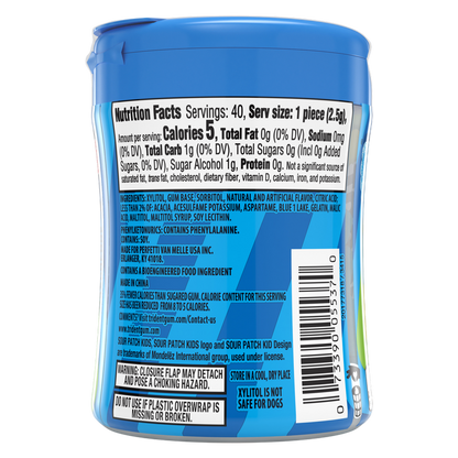 Trident Vibes Sour Patch Kids Blue Raspberry