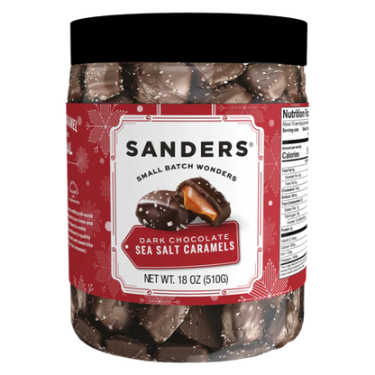 Sanders Dark Chocolate Sea Salt Caramels 18oz