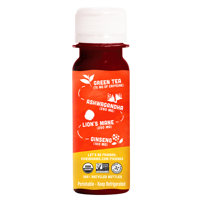 Vive Organic Energy + Immunity Dual Boost Shot 2oz Btl