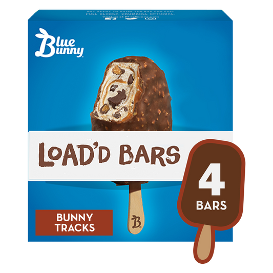 Blue Bunny Bunny Tracks Load'd Bars 4ct