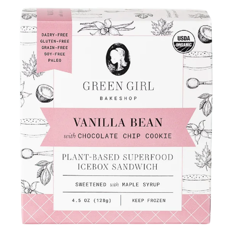 Green Girl Bakeshop Vanilla Bean Icebox Cookie Sandwich