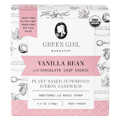 Green Girl Bakeshop Vanilla Bean Icebox Cookie Sandwich