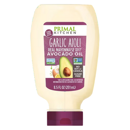 Primal Kitchen Garlic Aiolic Mayo Squeeze Bottle 8.5 oz