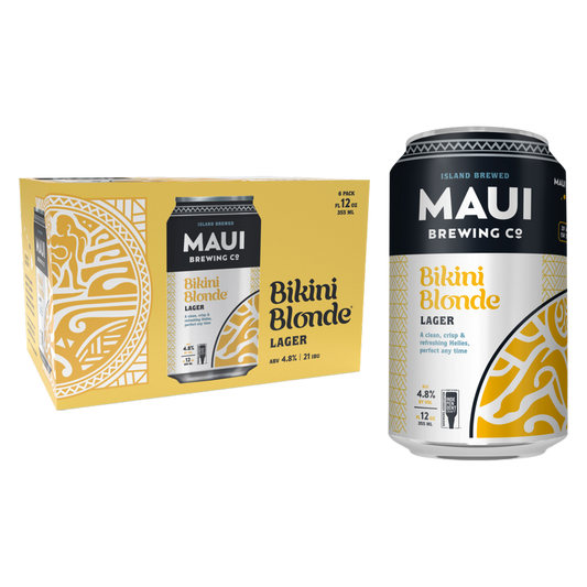Maui Brewing Bikini Blonde Lager 6pk 12oz Can 4.8% ABV