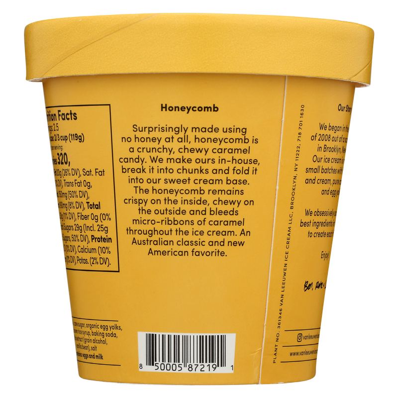 Van Leeuwen Honeycomb Ice Cream Pint 14oz