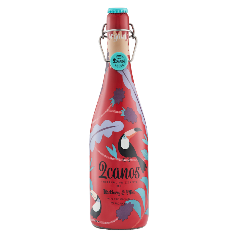 2canos Blackberry & Mint Frizzante 750ml 5% ABV