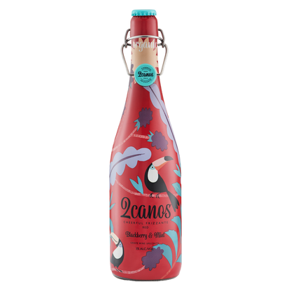 2canos Blackberry & Mint Frizzante 750ml 5% ABV