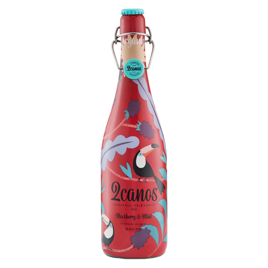2canos Blackberry & Mint Frizzante 750ml 5% ABV