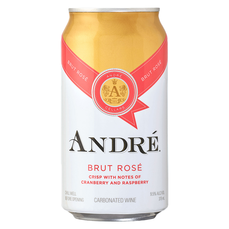 Andre Brut Champagne Rose 375 ml Can