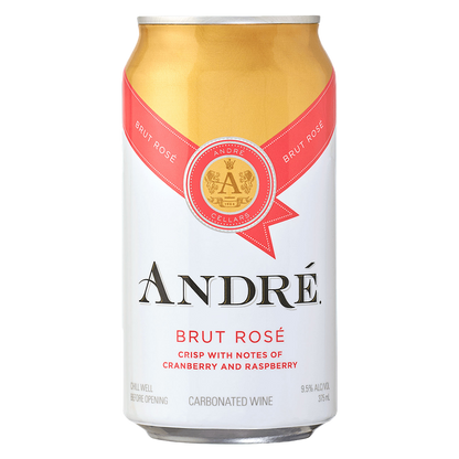 Andre Brut Champagne Rose 375 ml Can