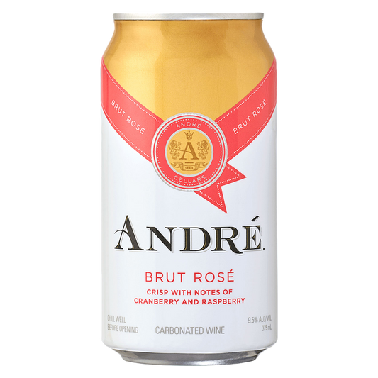 Andre Brut Champagne Rose 375 ml Can