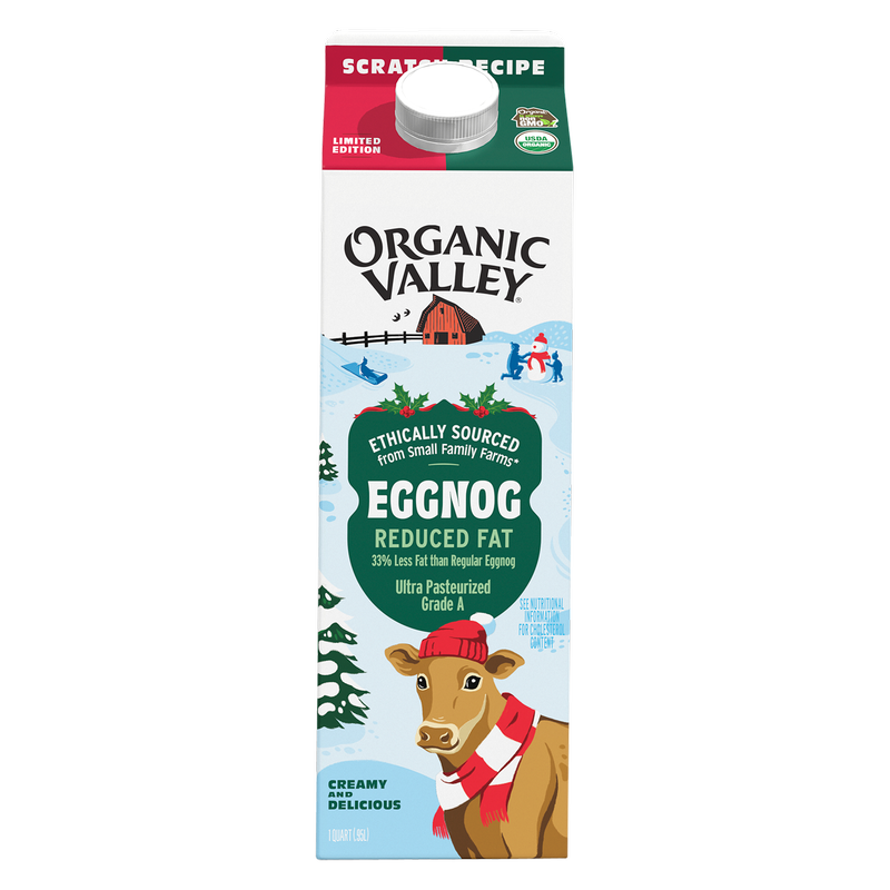 Organic Valley Eggnog 32oz Ctn
