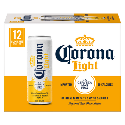 Corona Light 12pk 12oz Can 4.0% ABV