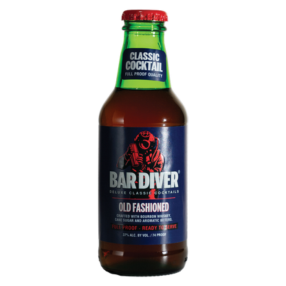 Bar Diver Old Fashioned 4pk 200ml Bottle