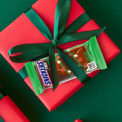 SNICKERS Trees Christmas Milk Chocolate Holiday Candy Bar,, 1.1 oz