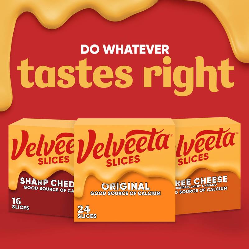 Velveeta Slices Original Cheese - 24ct
