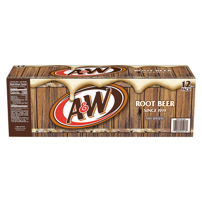A&W Root Beer 12pk 12oz Can