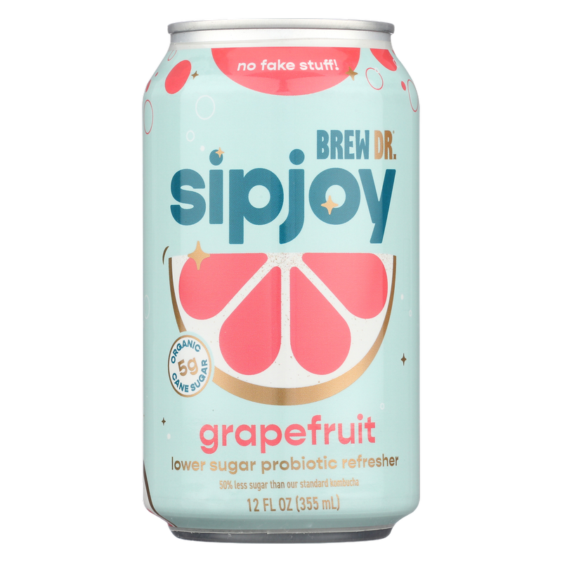 Brew Dr. Sipjoy Grapefruit 12oz Can