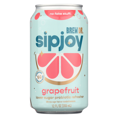 Brew Dr. Sipjoy Grapefruit 12oz Can