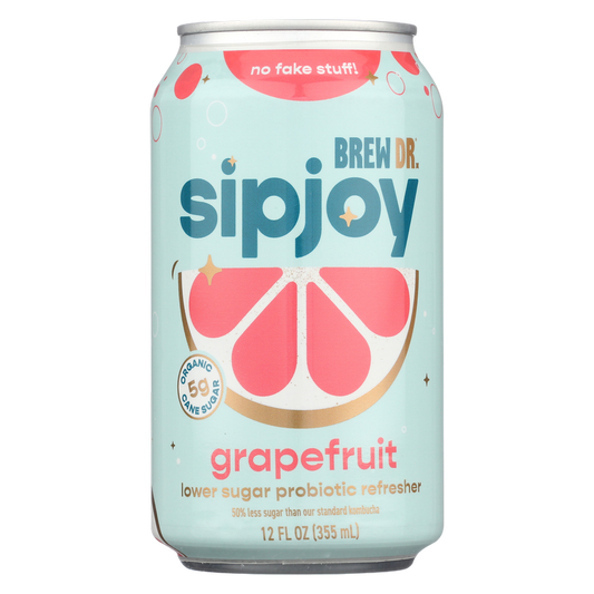 Brew Dr. Sipjoy Grapefruit 12oz Can