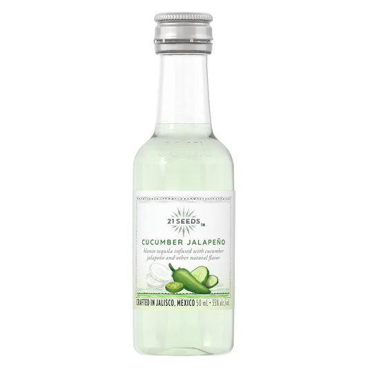 21 Seeds Cucumber  Jalapeno Tequila 50ml Bottle