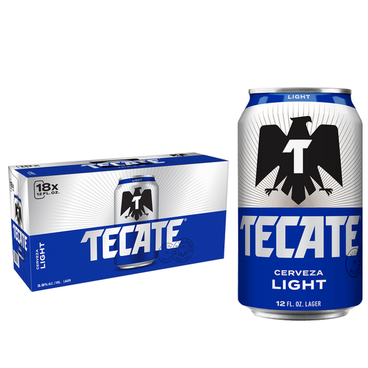 Tecate Light 18pk 12oz Can