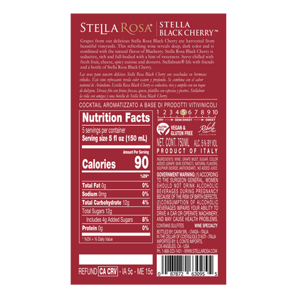 Stella Rosa Black Cherry 750ml