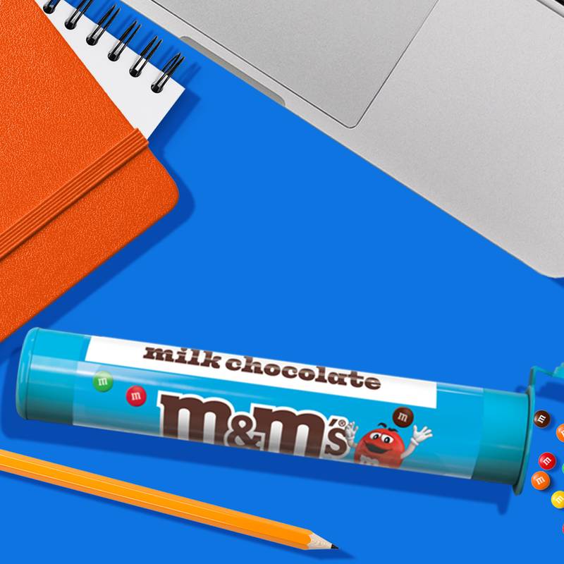 M&M'S Minis Milk Chocolate Candy, 1.77 oz Mega Tube (Packaging May Vary)