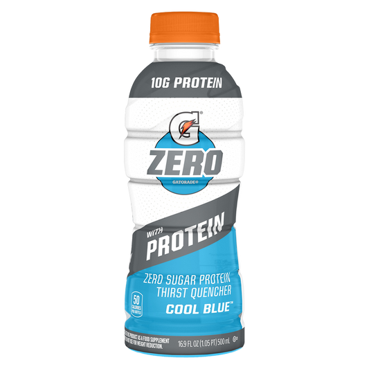 G Zero + Protein Cool Blue 16.9oz Btl