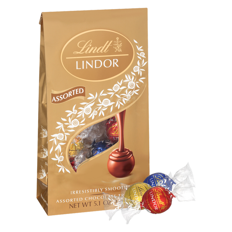 Lindt Lindor Assorted Chocolate Truffles 5.1oz Bag