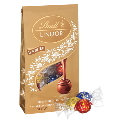 Lindt Lindor Assorted Chocolate Truffles 5.1oz Bag