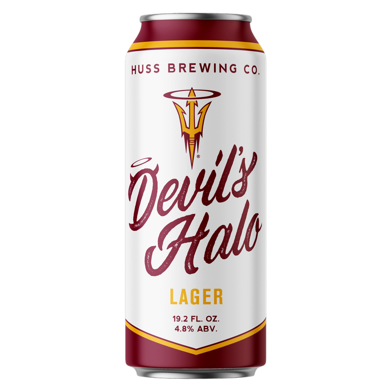 Huss Devil's Halo Lager 19.2oz Can