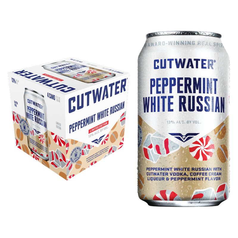 Cutwater Peppermint White Russian Limited Edition 12oz 4pk