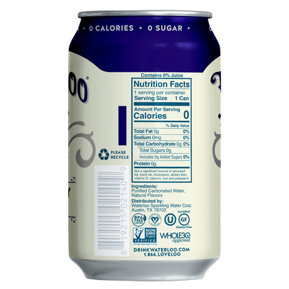 Waterloo Blackberry Lemonade Sparkling Water 12oz Can