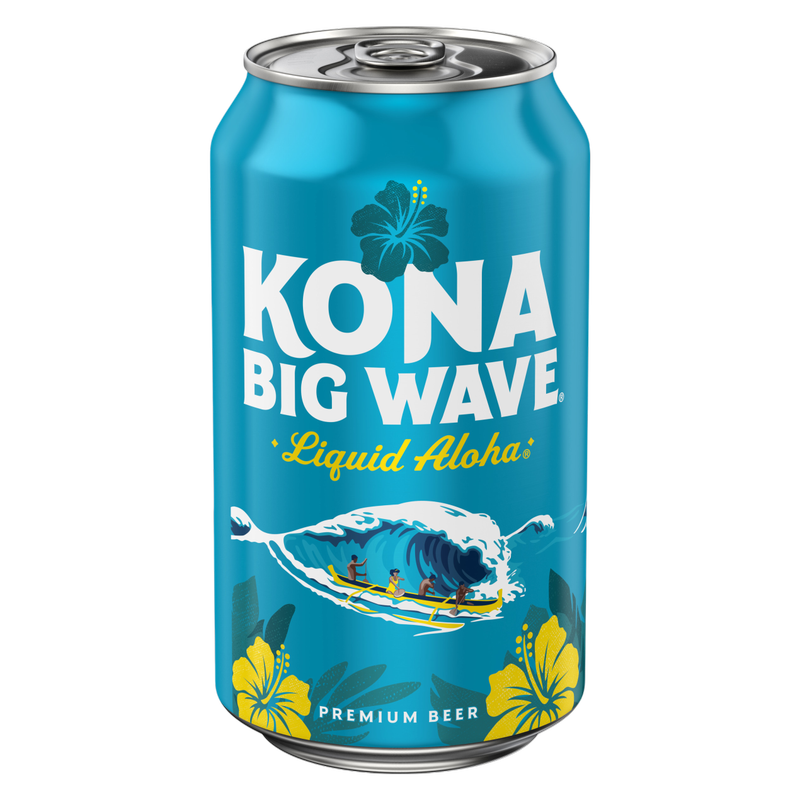 Kona Big Wave Premium Beer Single 12oz Can 4.4% ABV