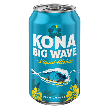 Kona Big Wave Premium Beer Single 12oz Can 4.4% ABV